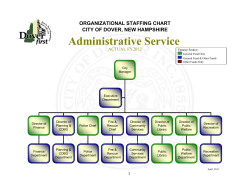 Fiscal Year 2012 Organizational Chart