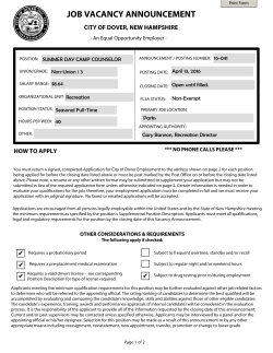 16-041 Summer Day Camp Counselor Vacancy Announcement.pdf