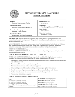 Seasonal Maintenance Worker - Utilities Position Description.pdf