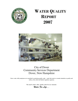 2007 Consumer Confidence Report