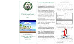 2012 Consumer Confidence Report