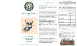 2013 Consumer Confidence Report