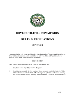 2010&nbsp;DUC&nbsp;Rules and&nbsp;Regulations