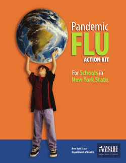 Pandemic Flu Action Kit for Schools