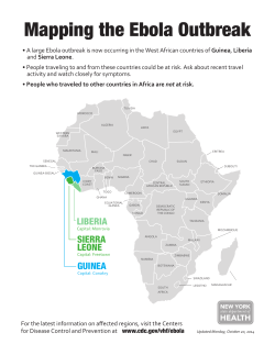 Mapping the Ebola Outbreak