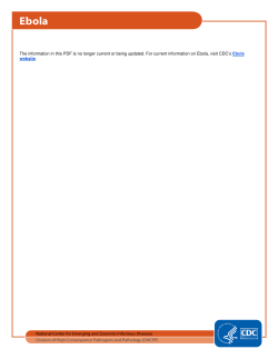 Top Ten Things You Really Need to Know About Ebola