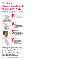 Stroke Brochure