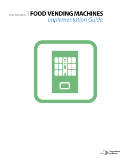 Food Vending Machines - Implementation Guide