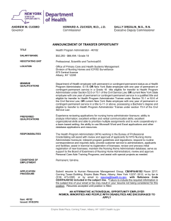 Health Program Administrator