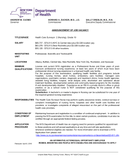 Health Care Surveyor 2 (Nursing)