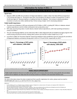 IFA # 2011-4: Dual Epidemics of Diabetes and Obesity