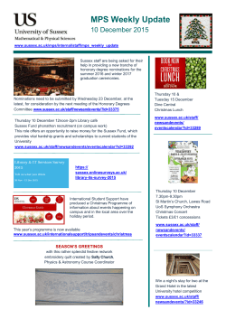 MPS weekly update 10 December 2015 [PDF 1.38MB]