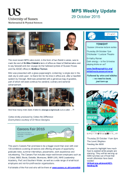 MPS weekly update 29 October 2015 [PDF 1.29MB]