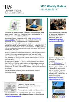 MPS weekly update 15 October 2015 [PDF 875.21KB]