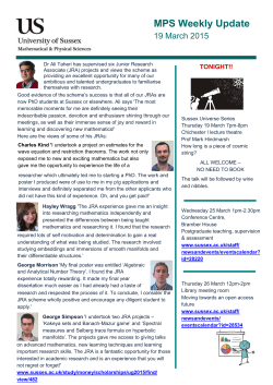 MPS weekly update 19 March 2015 [PDF 945.13KB]