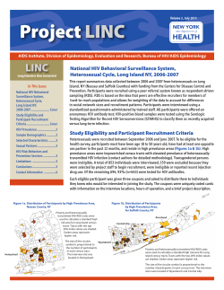 Project LINC (Long Islanders Now Connected) Heterosexual Newsletter, Volume 2