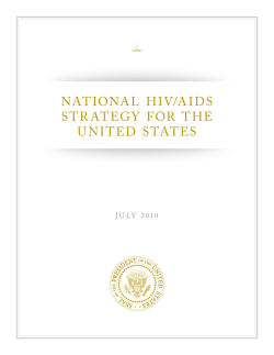 National HIV/AIDS Strategy