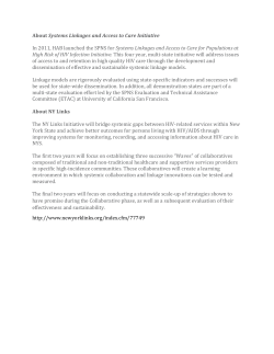About Systems Linkages and Access to Care Initiative