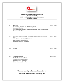 Meeting Agenda