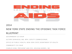 Ending the Epidemic Blueprint Summary