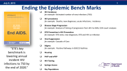 Ending the Epidemic Bench Marks - Dan O'Connell