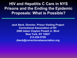 HIV and Hepatitis C Care Presentation