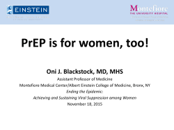PrEP is for Women too!