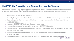 HIV/STD/HCV Prevention and Related Services for Women