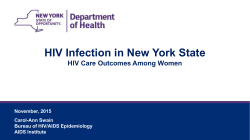 HIV Infection in New York State: HIV Care Outcomes among Women