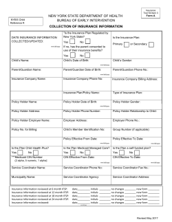 Insurance Tool Kit Fillable Forms