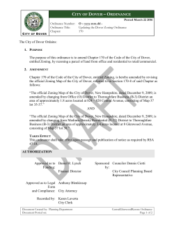 Posted Central/Glenwood Ave Rezoning Amendment (2016)