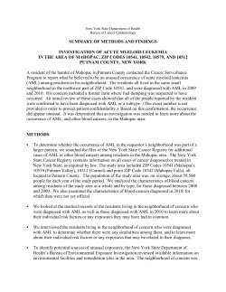 Mahopac AML (Leukemia)