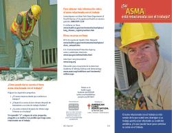 Su ASMA est relacionada con el trabajo?