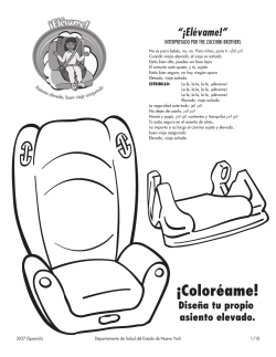 Elevame! Asiento elevado buen viaje asegurado