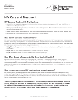 HIV Care and Treatment