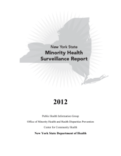 New York State Minority Health Surveillance Report