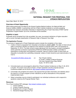 for a competition to fund 10 research-intensive universities