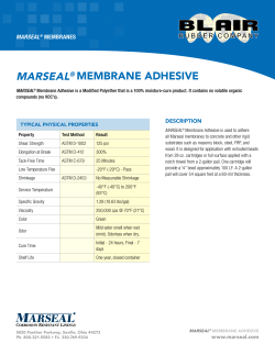 MARSEAL Membrane Adhesive