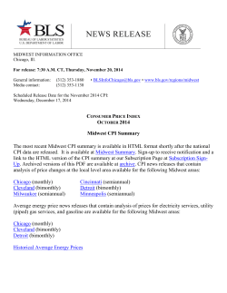 Consumer Price Index Summary for the Midwest - October 2014