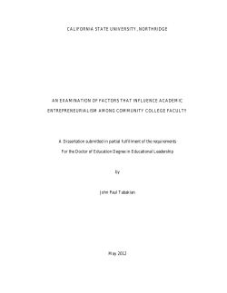 JP Tabakian Dissertation