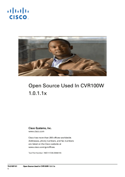 Open Source Used In CVR100W 1.0.1.1x