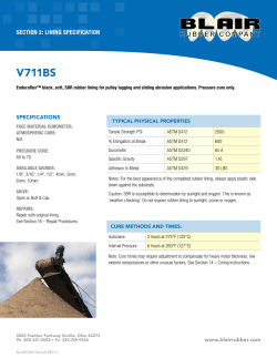 Enduraflex&trade; V711BS | Pressure Cured | SBR