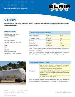 steam or pressure cure