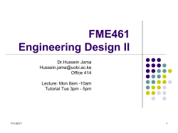 Statisical Considerations