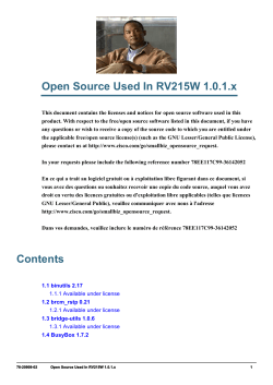Open Source Used in the Cisco RV215W Firmware Version 1.0.1.x