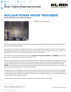 Nuclear Power Water Treatment