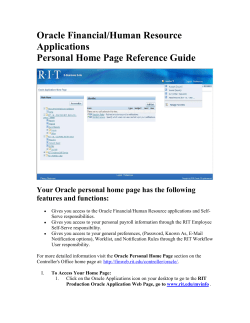 Oracle Personal Home Page