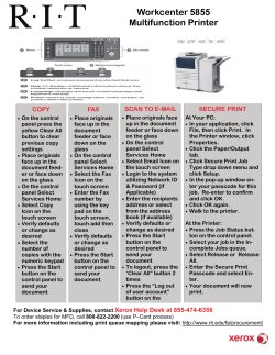 WorkCentre 5855 (B/W multifunction device)