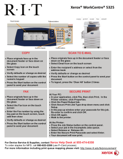 WorkCentre 5325/5330 (B/W multifunction device)