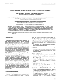 Koiter Asymptotic Analysis of Thin-Walled Cold-Formed Steel Members 